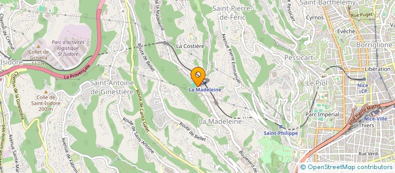 localisation de l'entreprise SCI DU LYCEE à NICE