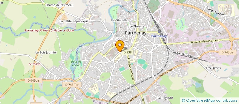 localisation de l'entreprise SCI DU LYCEE  PARTHENAY