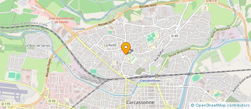 localisation de l'entreprise SCI DU LYCEE à CARCASSONNE
