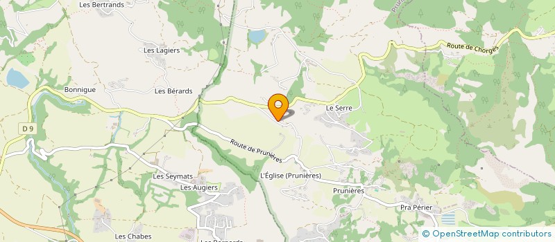 localisation de l'entreprise SCI DU LYCEE  PRUNIERES