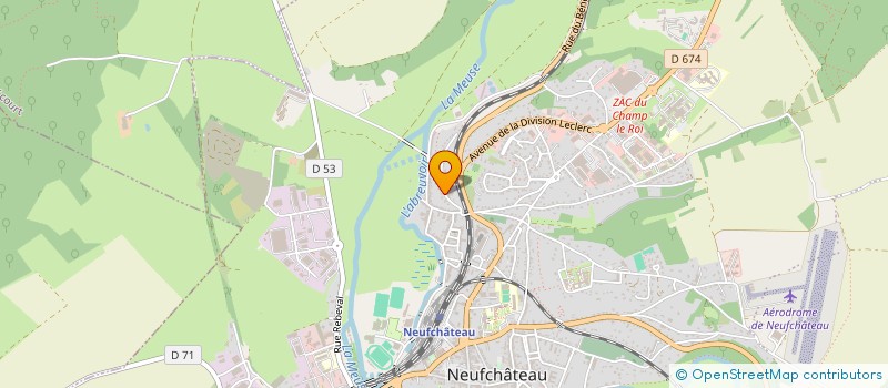 localisation de l'entreprise SCI DU LYCEE à NEUFCHATEAU