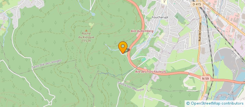 localisation de l'entreprise SCI DU LYCEE à SAINT-DIE-DES-VOSGES