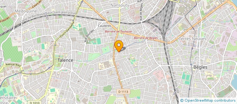 localisation de l'entreprise SCI DU LYCEE à BEGLES