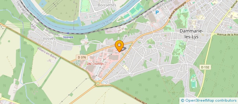 localisation de l'entreprise SCI DU LYS 3 à DAMMARIE-LES-LYS
