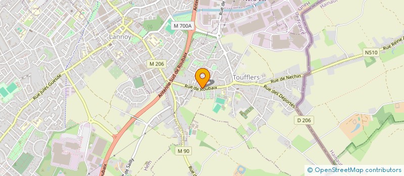 localisation de l'entreprise SCI DU LYS  LYS-LEZ-LANNOY