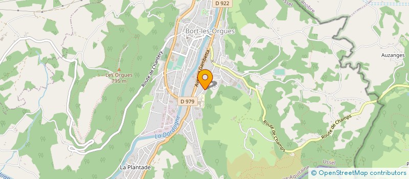 localisation de l'entreprise SCI DU LYS  BORT-LES-ORGUES