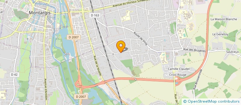 localisation de l'entreprise SCI DU LYS à AMILLY