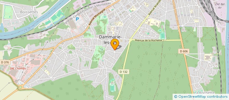 localisation de l'entreprise SCI DU LYS à DAMMARIE-LES-LYS