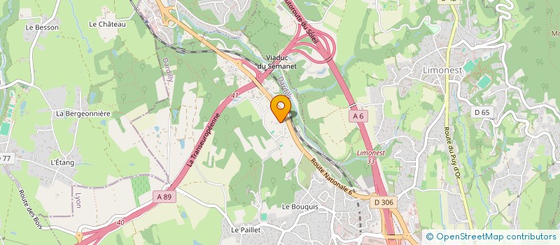 localisation de l'entreprise SCI DU LYS  DARDILLY