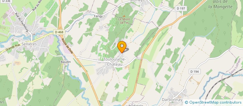 localisation de l'entreprise SCI DU LYS  TOULOUSE-LE-CHATEAU