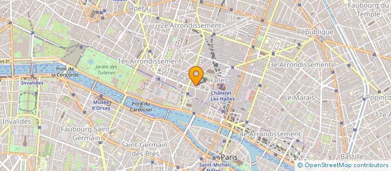 localisation de l'entreprise SCI DU LYS  PARIS