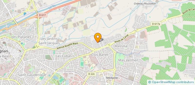 localisation de l'entreprise SCI DU LYS à PERPIGNAN