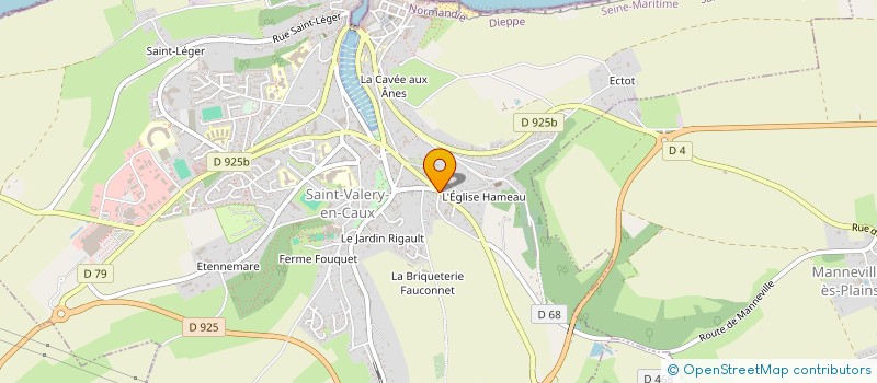 localisation de l'entreprise SCI DU LYS  SAINT-VALERY-EN-CAUX