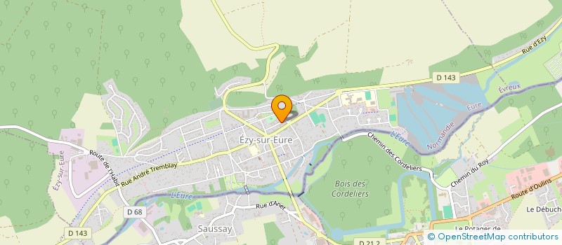 localisation de l'entreprise SCI DU LYS  EZY-SUR-EURE