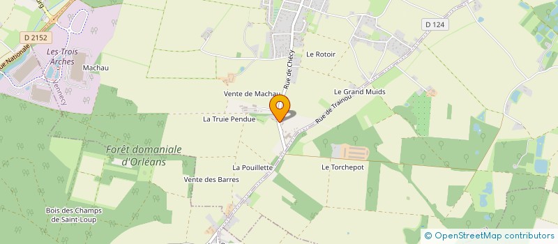localisation de l'entreprise SCI DU LYS à VENNECY
