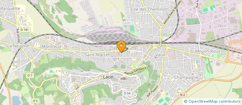 localisation de l'entreprise SCI DU LYS BLANC à LAON