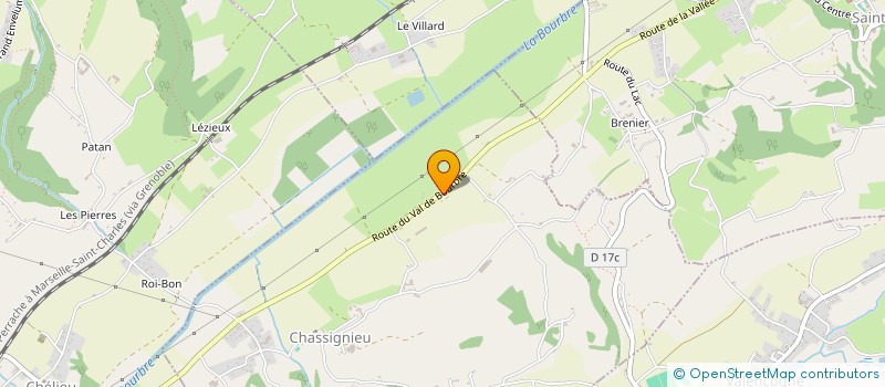 localisation de l'entreprise SCI DU MACONIN  CHASSIGNIEU