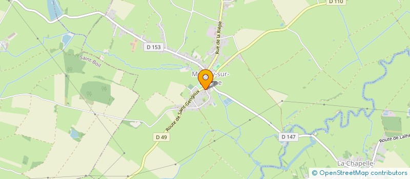 localisation de l'entreprise SCI DU MACONNAIS  MESSEY-SUR-GROSNE