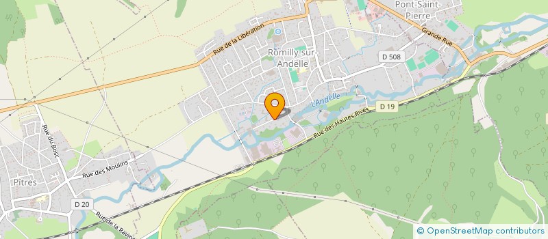 localisation de l'entreprise SCI DU MACONNAIS à ROMILLY-SUR-ANDELLE