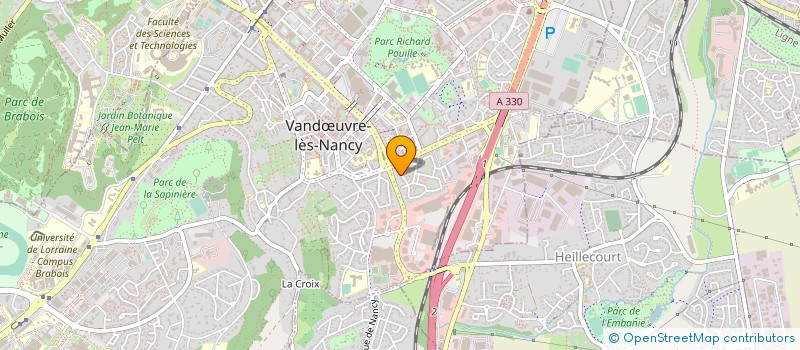 localisation de l'entreprise SCI DU MADON DE BETTONCOURT  VANDUVRE-LES-NANCY