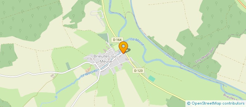 localisation de l'entreprise SCI DU MAGASIN AUX VIVRES à BRIEULLES-SUR-MEUSE