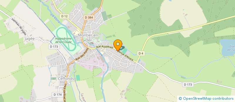 localisation de l'entreprise SCI DU MAGNENTIN à LA PORTE DU DER