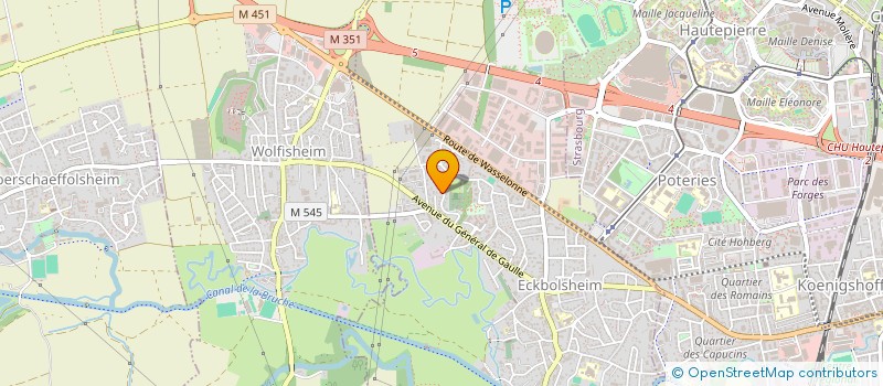 localisation de l'entreprise SCI DU MAGNOLIA 11  ECKBOLSHEIM