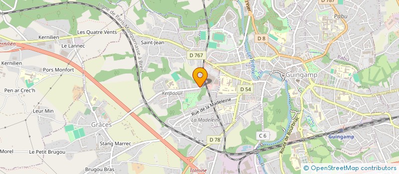 localisation de l'entreprise SCI DU MAGNOLIA  GRACES