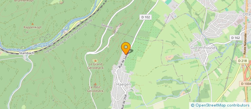 localisation de l'entreprise SCI DU MAIBAECHEL  HAEGEN