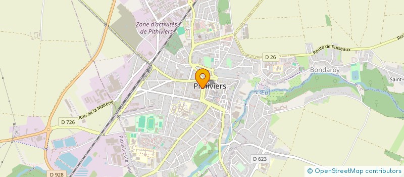 localisation de l'entreprise SCI DU MAIL à PITHIVIERS