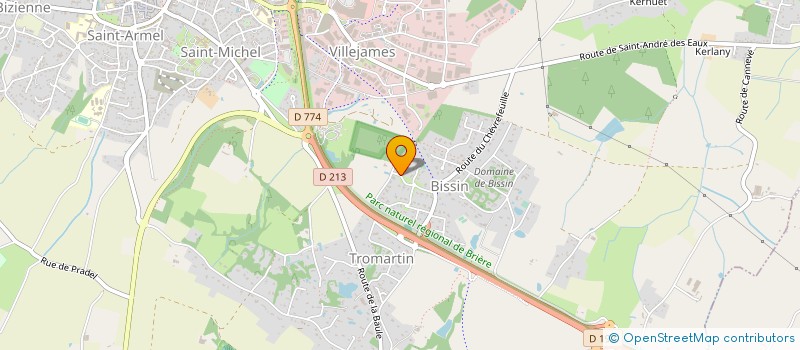 localisation de l'entreprise SCI DU MAIL  GUERANDE