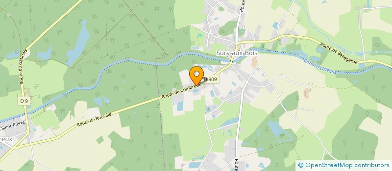 localisation de l'entreprise SCI DU MAIL à SURY-AUX-BOIS