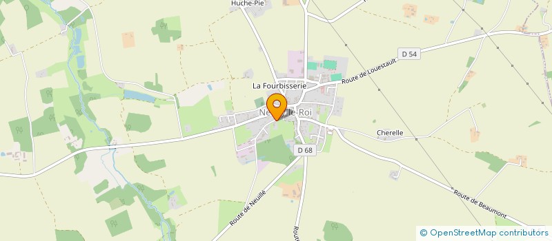 localisation de l'entreprise SCI DU MAIL  NEUVY-LE-ROI