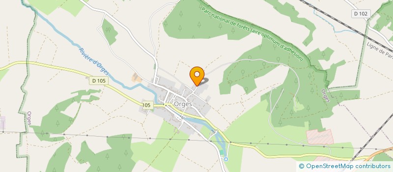localisation de l'entreprise SCI DU MAIL à ORGES