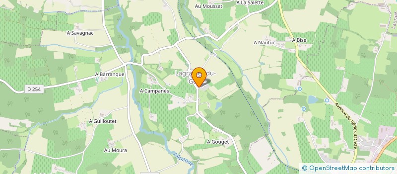 localisation de l'entreprise SCI DU MAIL  LAGRAULET-DU-GERS