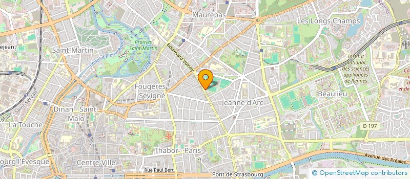 localisation de l'entreprise SCI DU MAIL  RENNES
