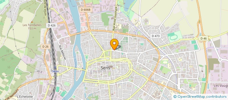 localisation de l'entreprise SCI DU MAIL  SENS