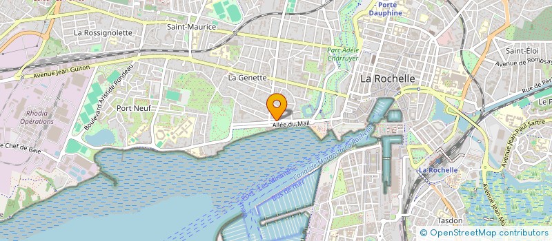 localisation de l'entreprise SCI DU MAIL  LA ROCHELLE