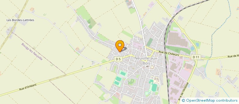 localisation de l'entreprise SCI DU MAIL EST à NEUVILLE-AUX-BOIS