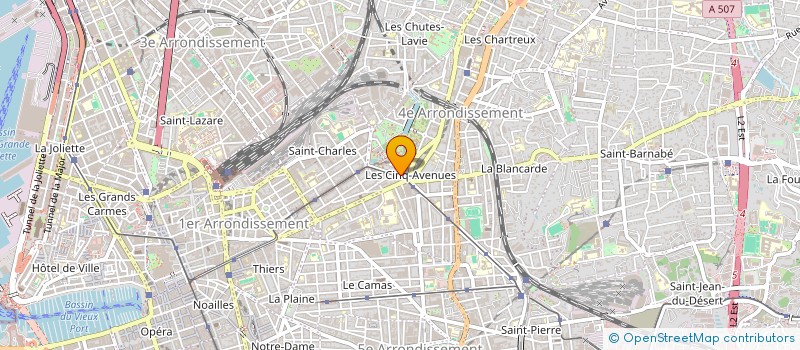 localisation de l'entreprise SCI DU MAILLOTIN à MARSEILLE