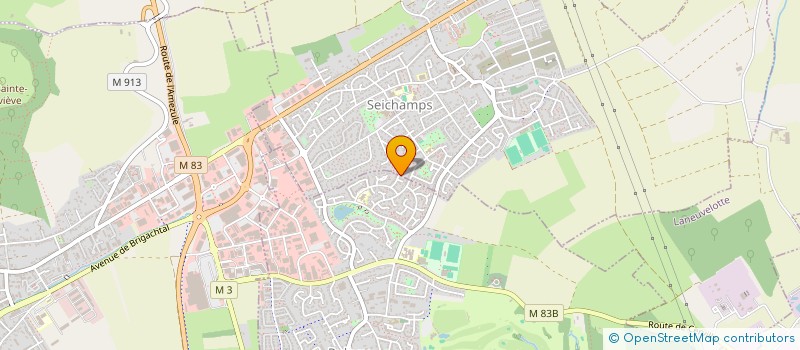 localisation de l'entreprise SCI DU MAILLYS GESTION  SEICHAMPS