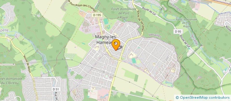 localisation de l'entreprise SCI DU MAINE  MAGNY-LES-HAMEAUX