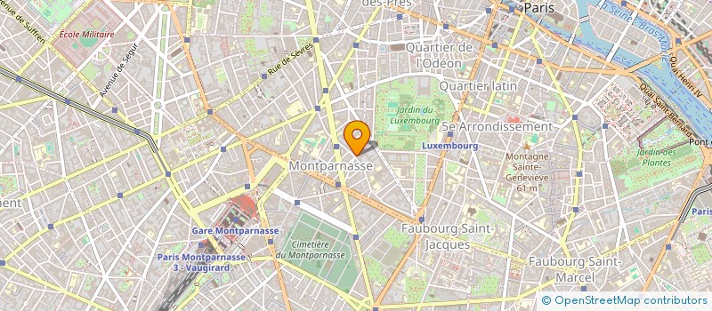 localisation de l'entreprise SCI DU MAINE  PARIS