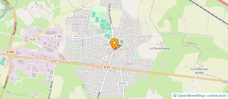 localisation de l'entreprise SCI DU MAINE  BONCHAMP-LES-LAVAL