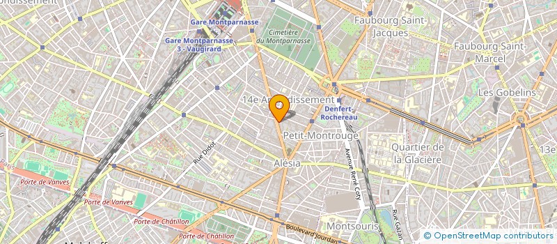 localisation de l'entreprise SCI DU MAINE  PARIS