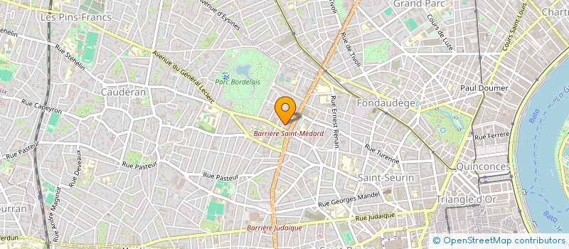 localisation de l'entreprise SCI DU MAINE ARNAUD 20  BORDEAUX