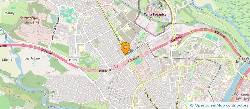 localisation de l'entreprise SCI DU MAINE ET D ANJOU à AVRILLE