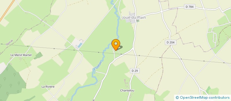localisation de l'entreprise SCI DU MAINPERTUIS à JOUE-DU-PLAIN