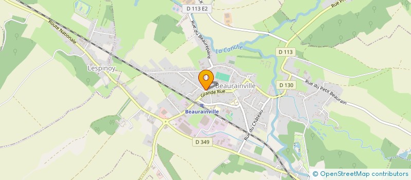 localisation de l'entreprise SCI DU MAISNIL  HESDIN