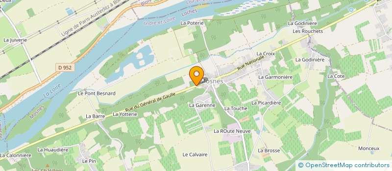 localisation de l'entreprise SCI DU MAITRE JARDINIER  MOSNES